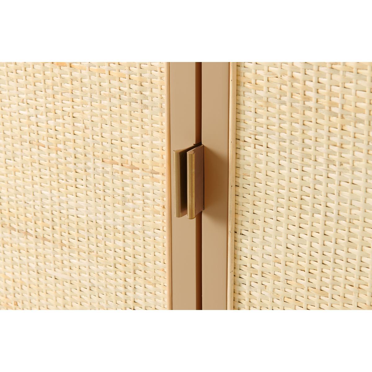 Emmi Double Wardrobe, Light Caramel & Rattan – image 8