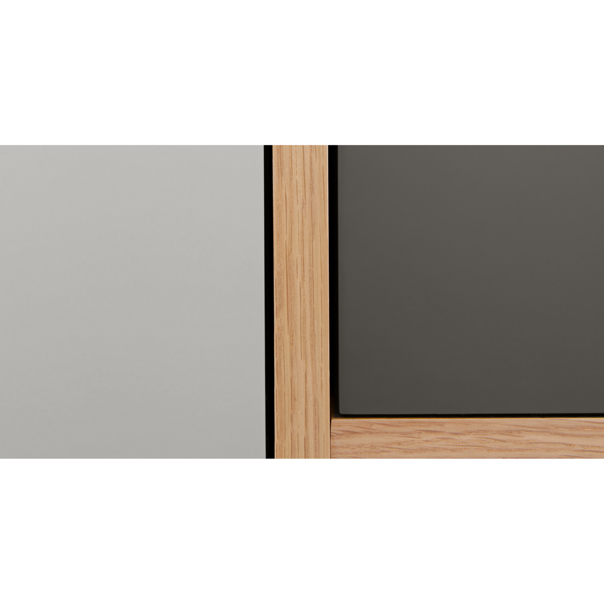 Campton Triple Wardrobe, Oak & Grey – image 9
