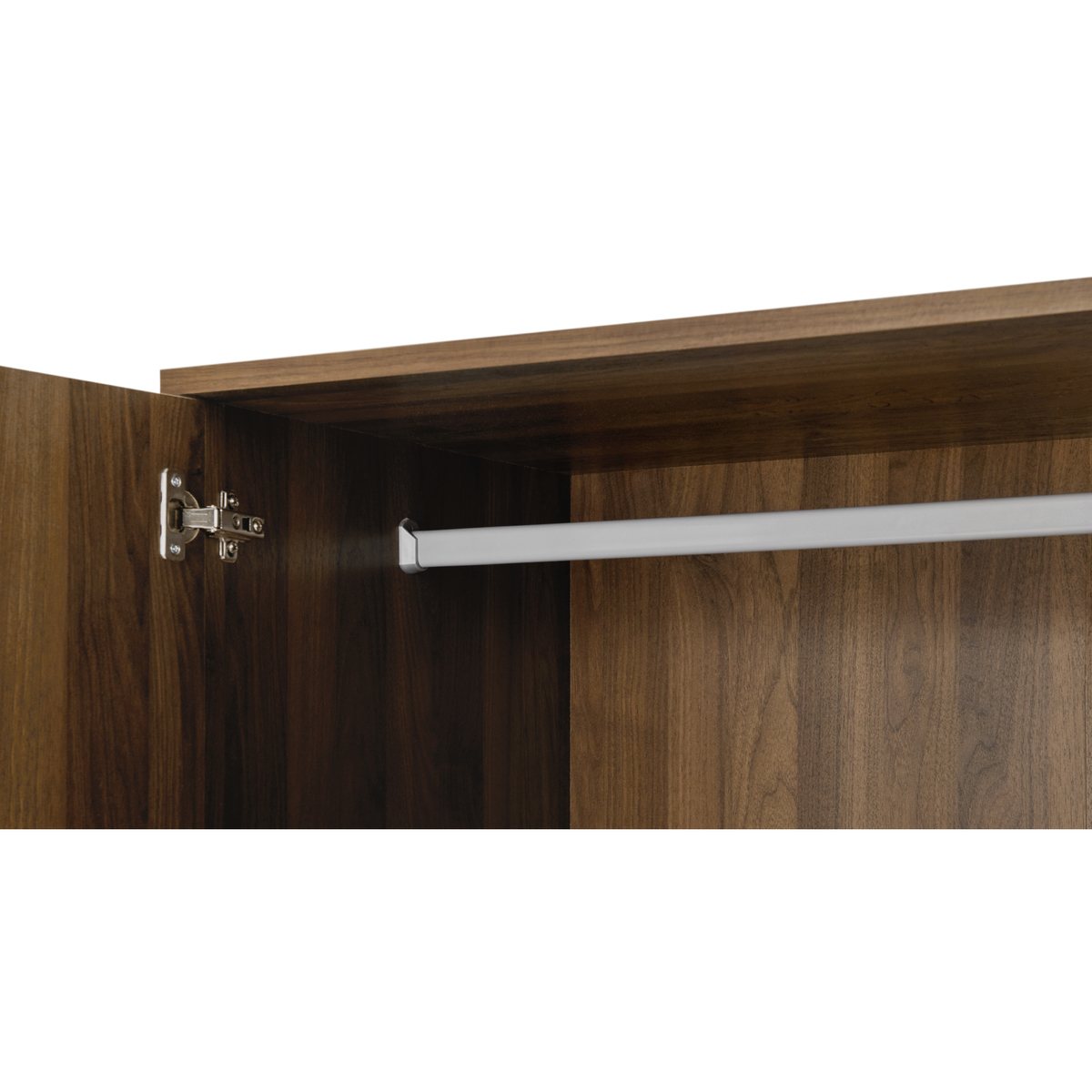 Damien Wardrobe, Walnut & Black – image 6