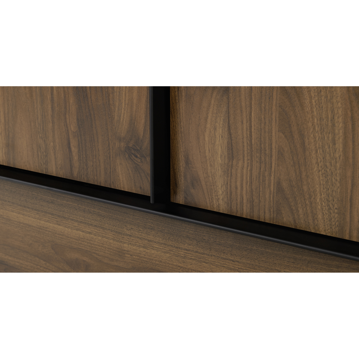 Damien Wardrobe, Walnut & Black – image 7