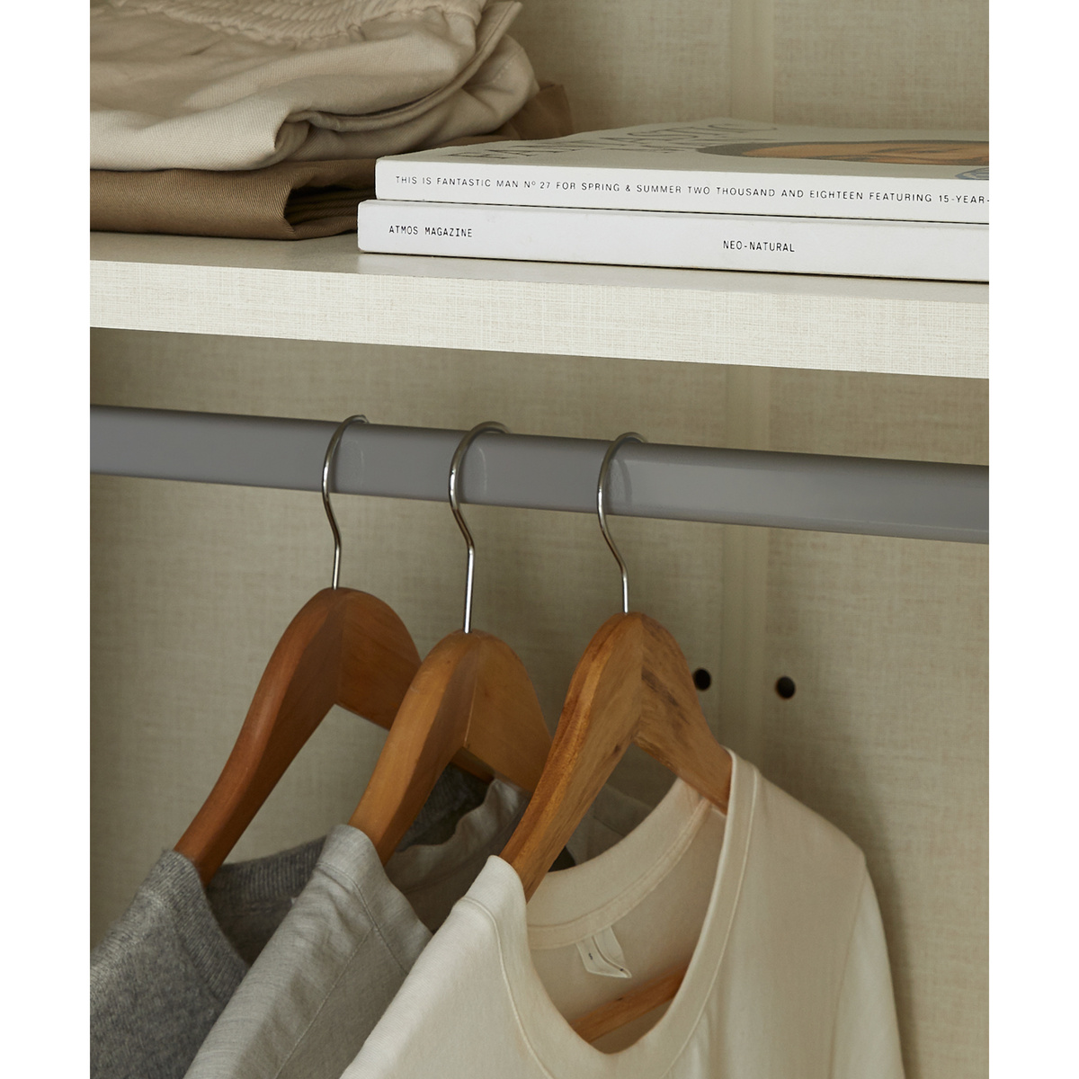 Elso Sliding Wardrobe 180cm, White Frame with Mirror Doors – image 5