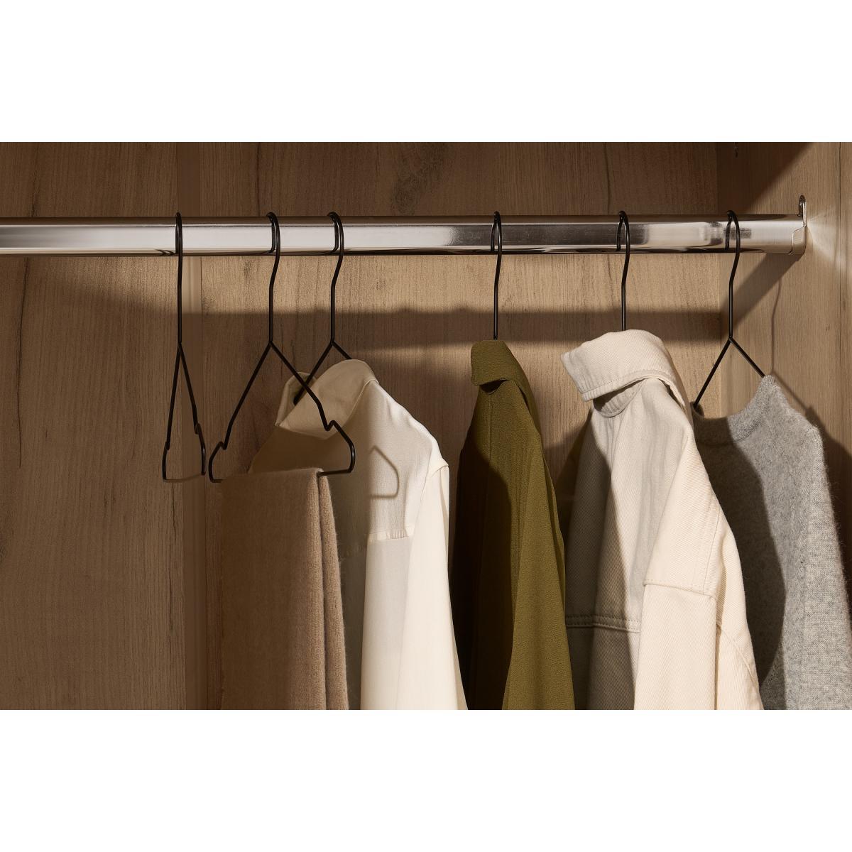 Damien Wardrobe, Oak Effect & Black – image 6