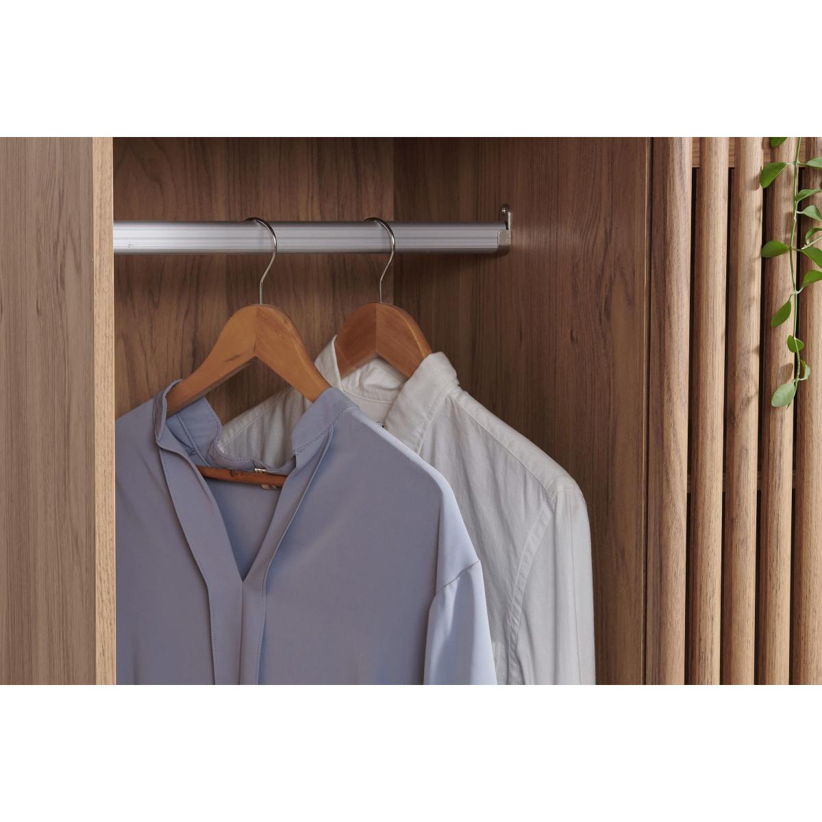 Tulma Double Sliding Door Wardrobe, Oak Effect – image 7