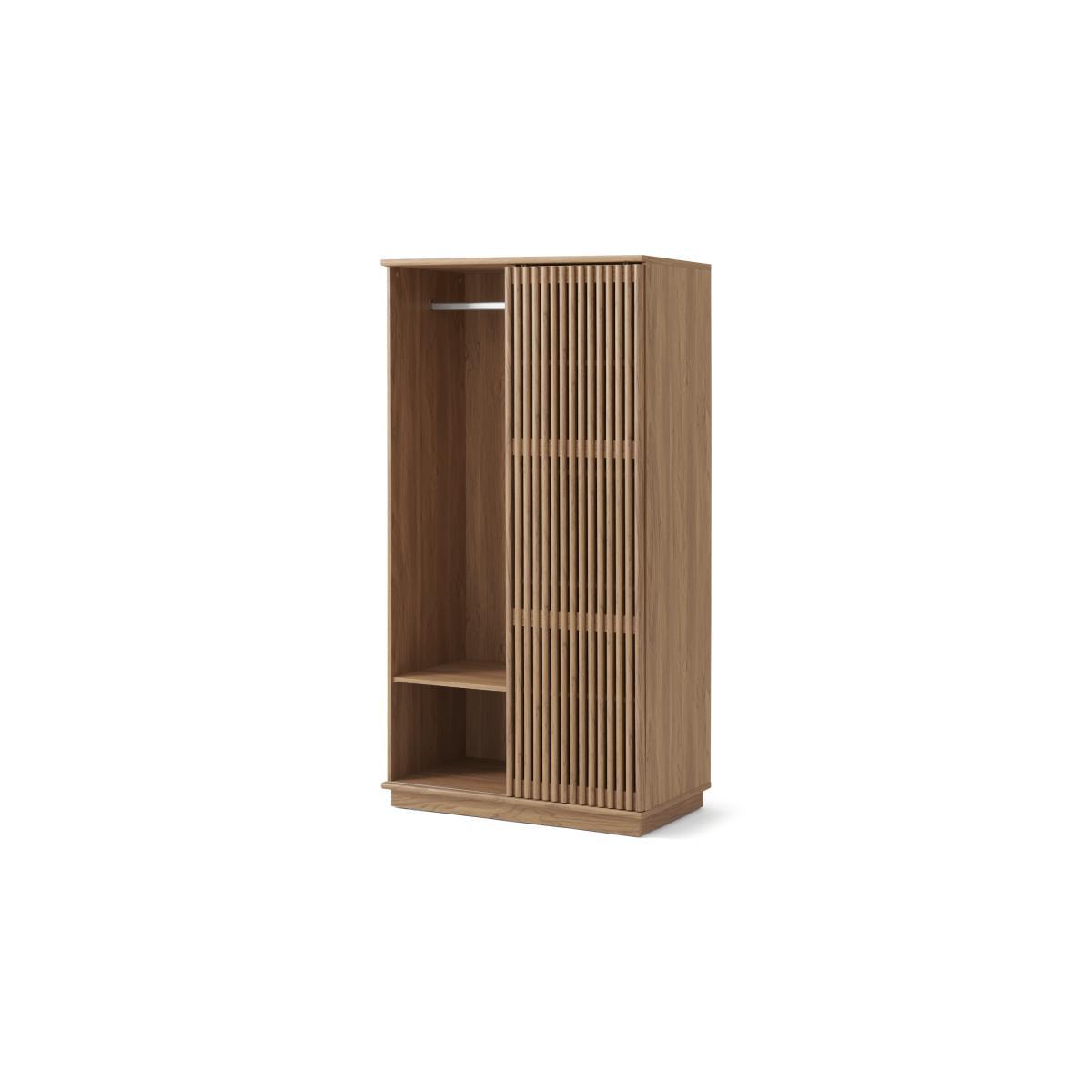 Tulma Double Sliding Door Wardrobe, Oak Effect – image 8