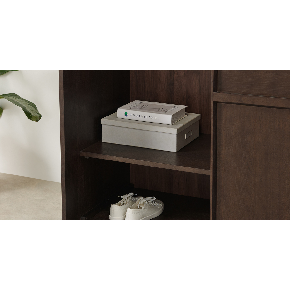 Langdon 150cm Sliding Wardrobe, Walnut – image 5