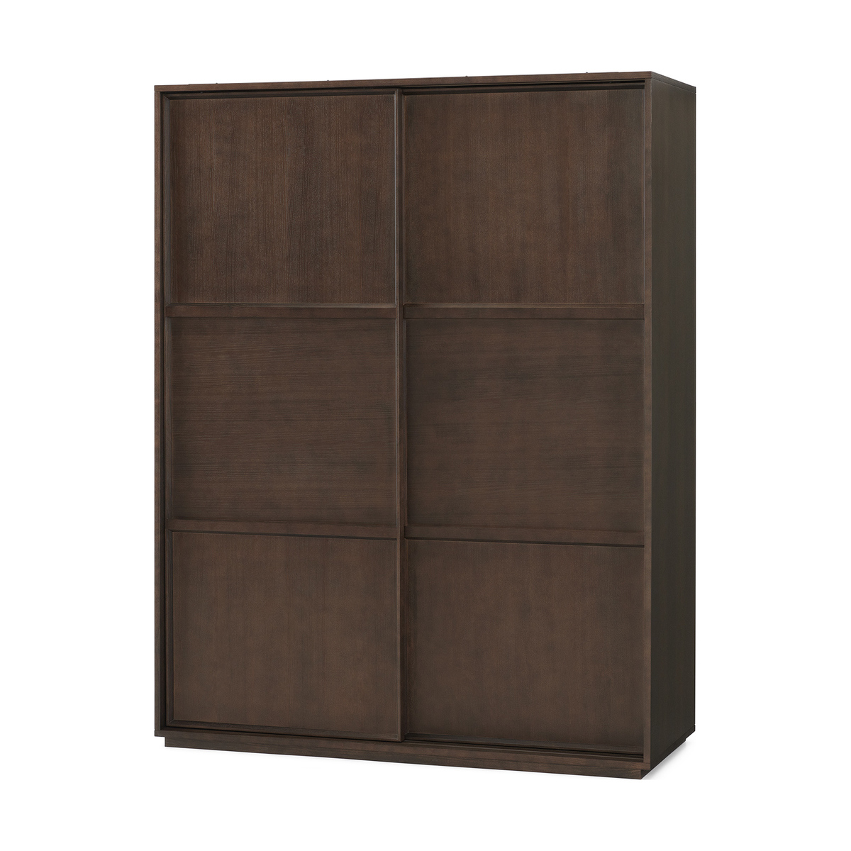 Langdon 150cm Sliding Wardrobe, Walnut – image 2