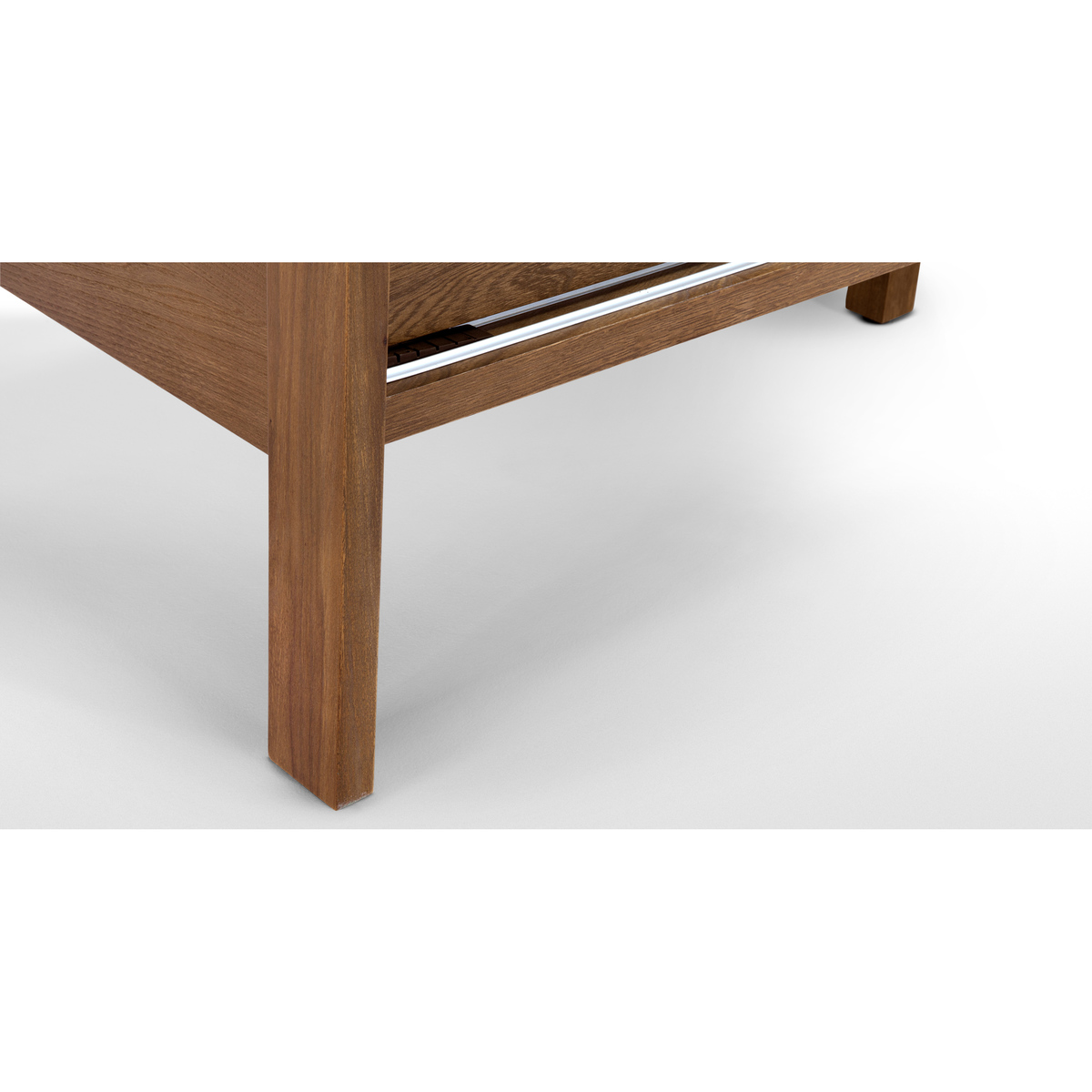 Ledger Sliding Wardrobe, Dark Stain Ash – image 5