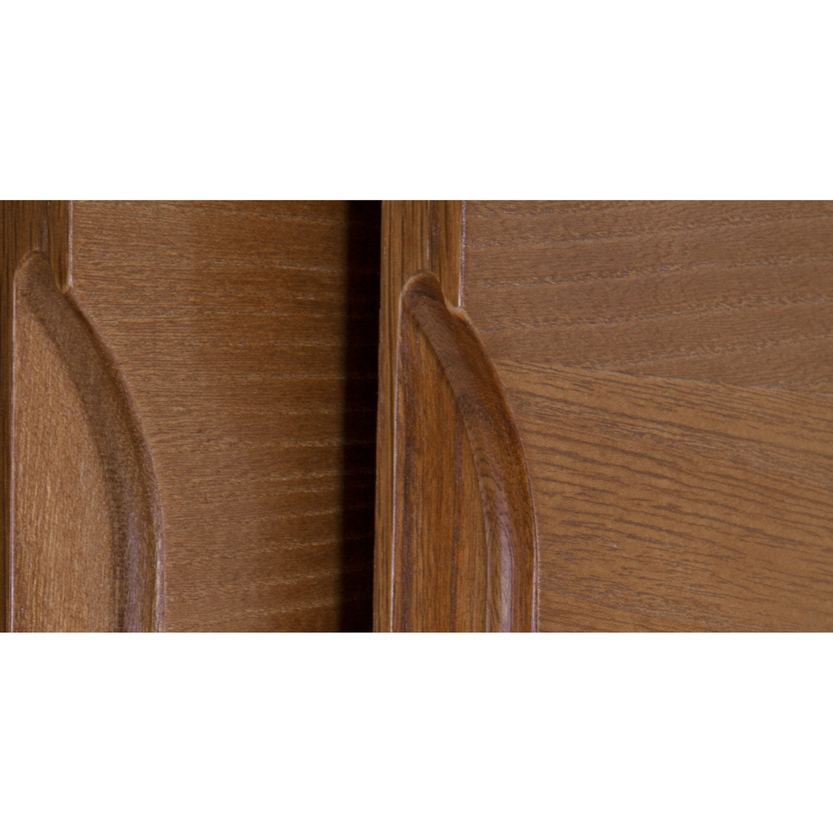Ledger Sliding Wardrobe, Dark Stain Ash – image 7