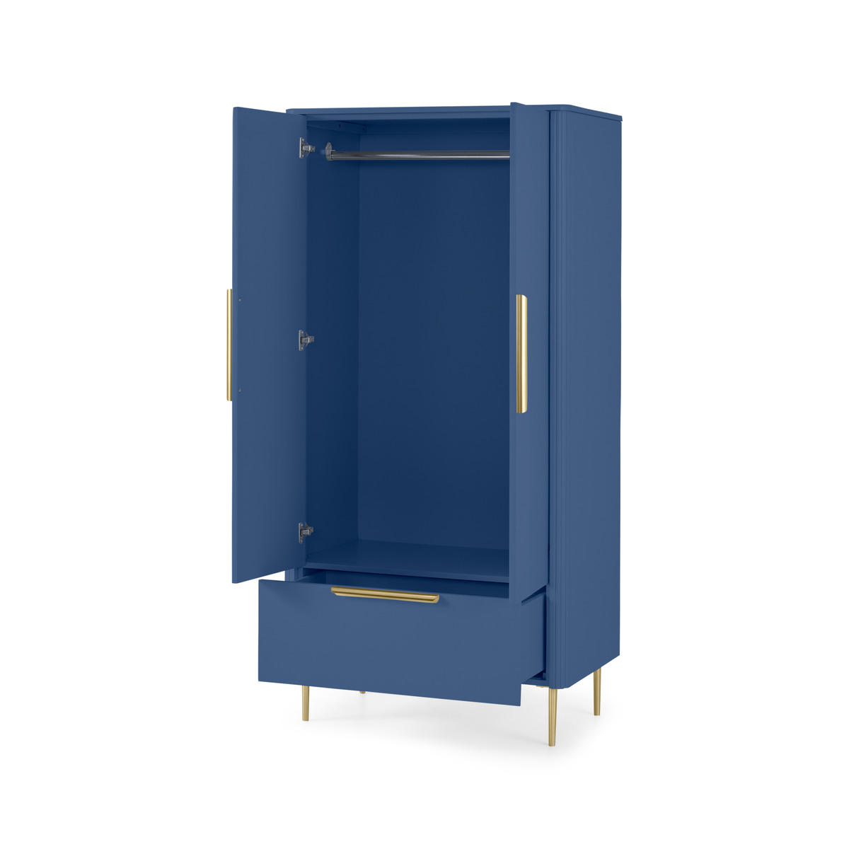 Ebro Double Wardrobe, Blue – image 3