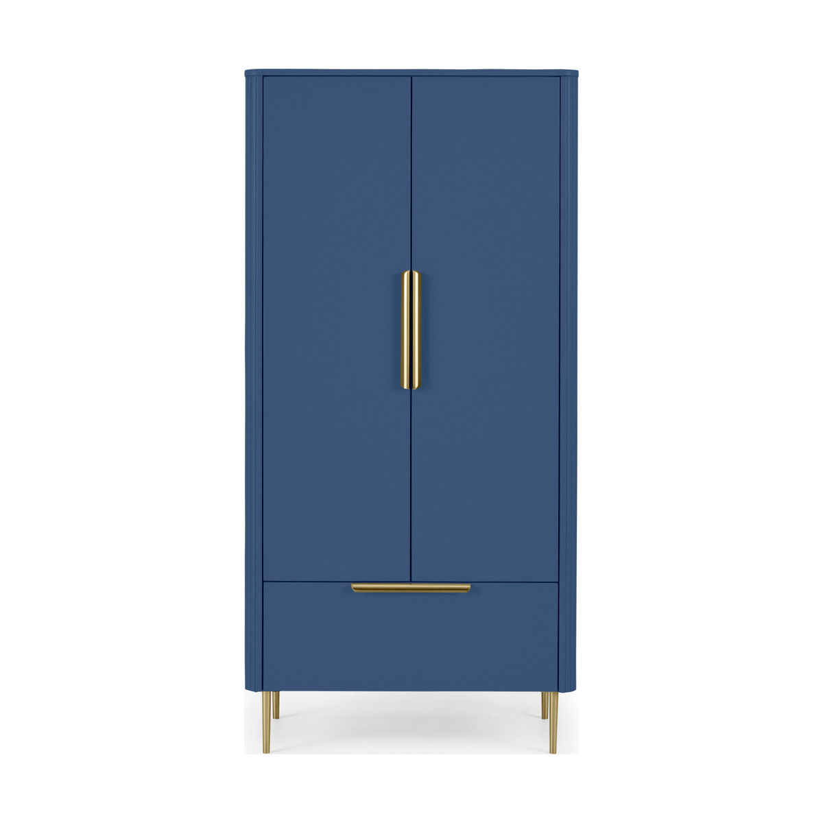 Ebro Double Wardrobe, Blue – image 1