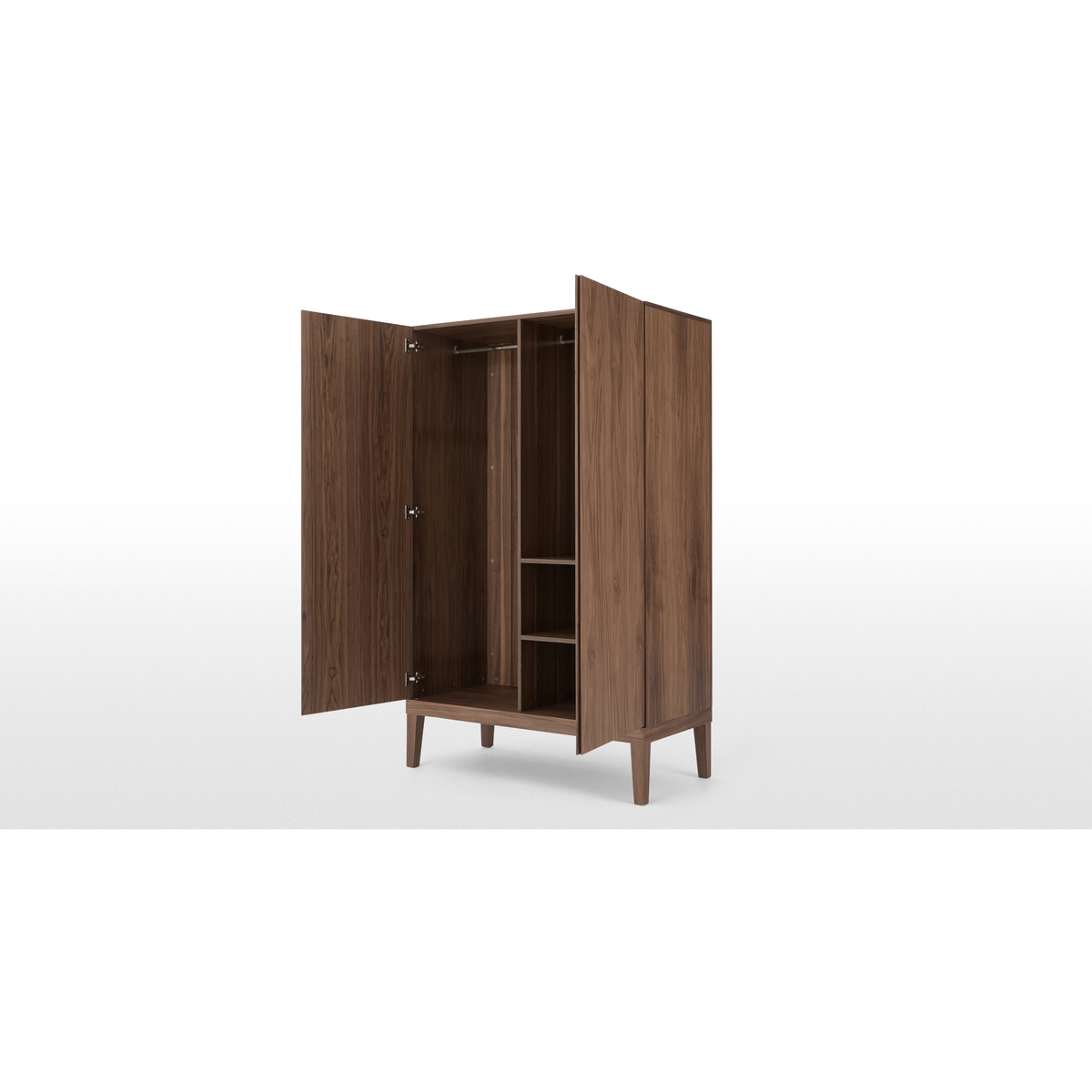 Lansdowne Wardrobe, Natural Walnut – image 5