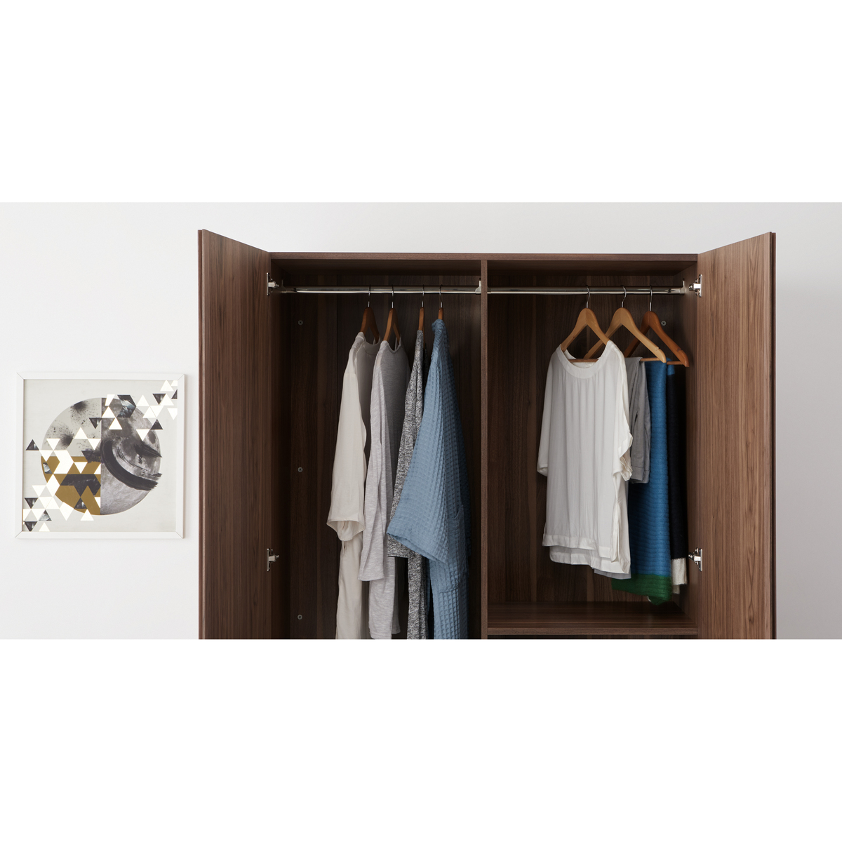 Lansdowne Wardrobe, Natural Walnut – image 6