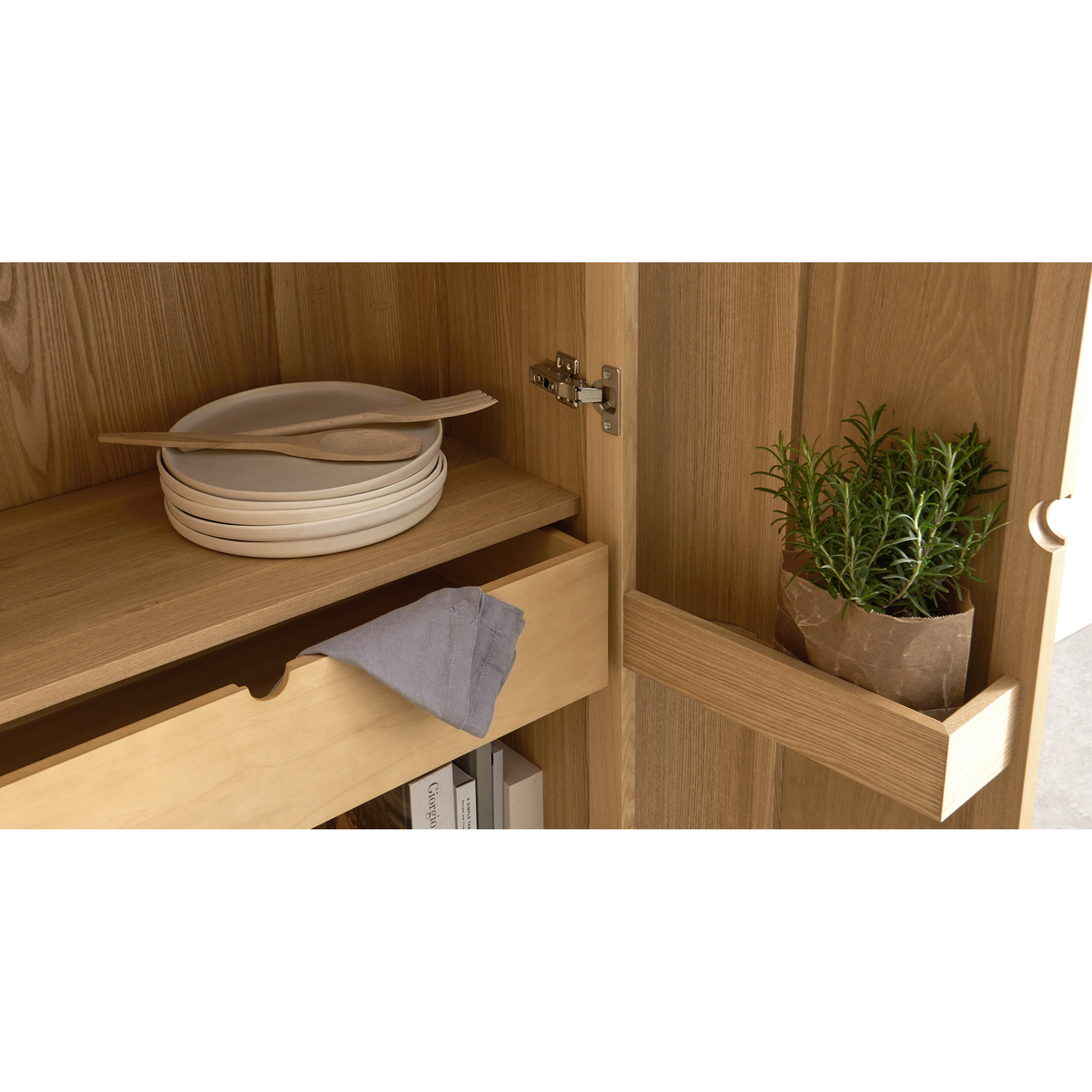 Liana Woven Cabinet, Ash and Rattan – image 5