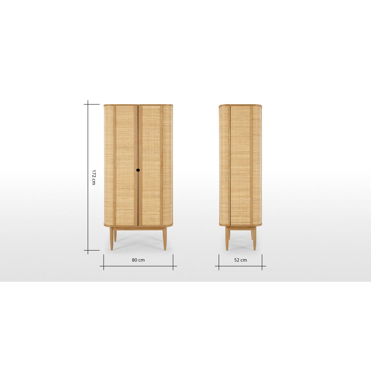 Liana Woven Cabinet, Ash and Rattan – image 8