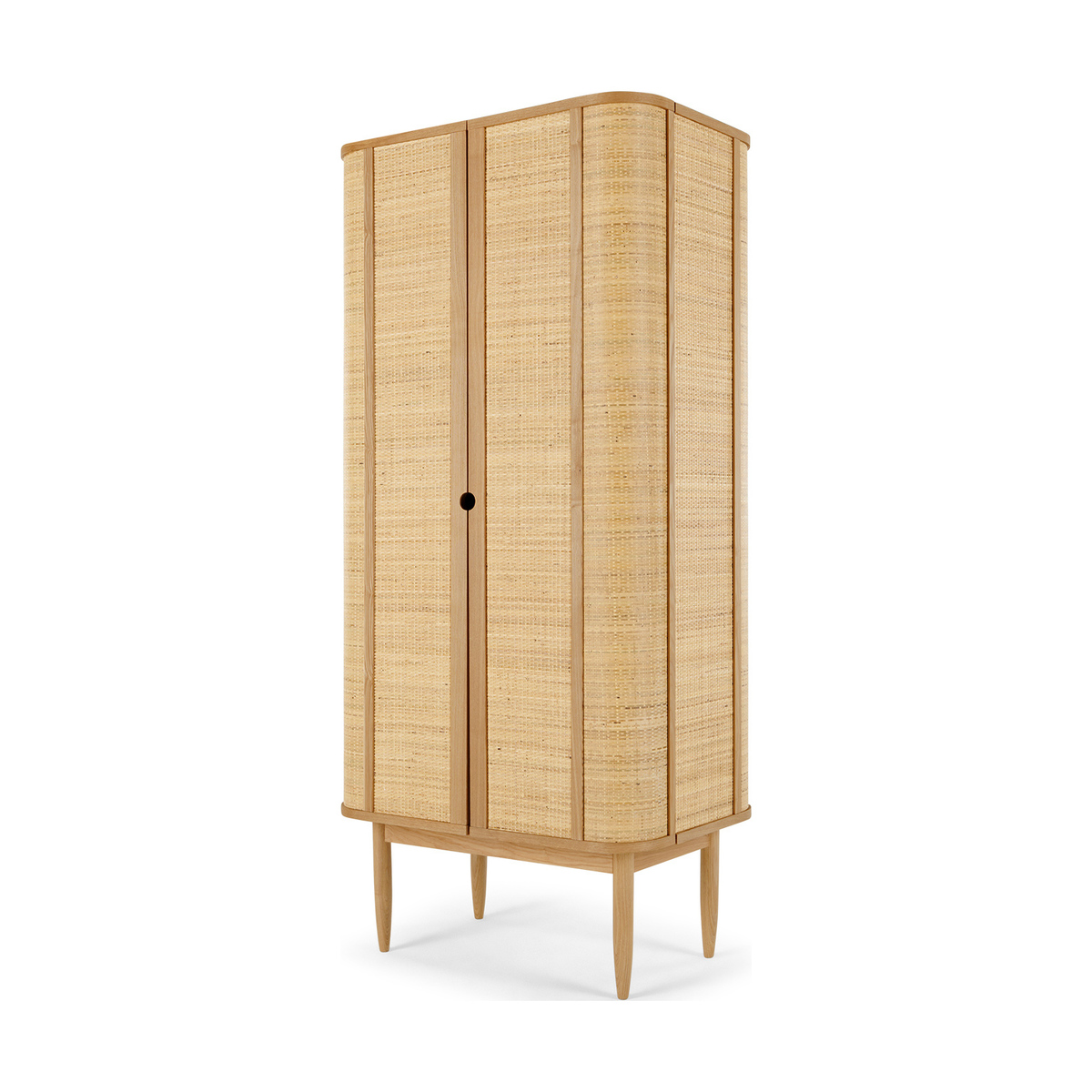 Liana Woven Cabinet, Ash and Rattan – image 1