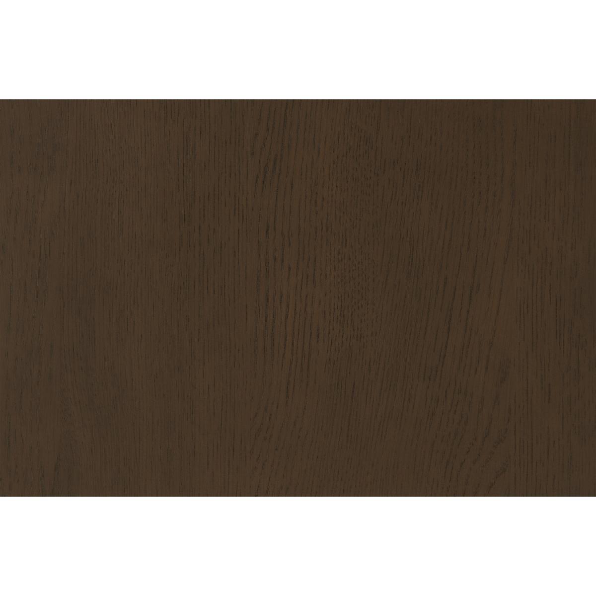 Mallory Double Wardrobe, Walnut Stain Oak & Brass – image 9