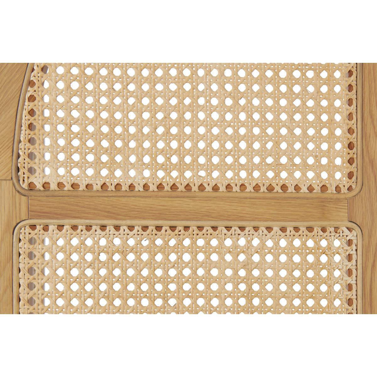 Ankhara Double Wardrobe, Rattan & Oak – image 8