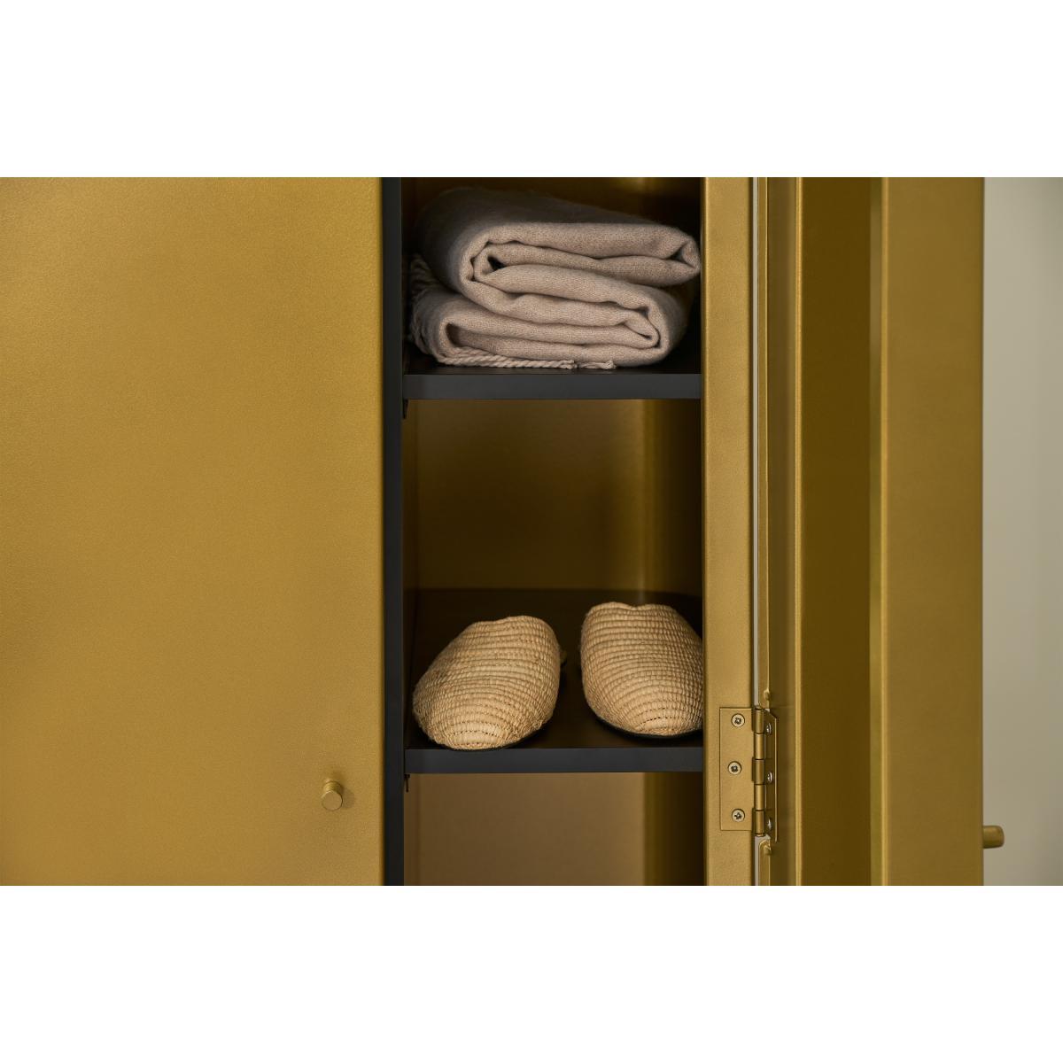 Christo Compact Wardrobe, Metal – image 7