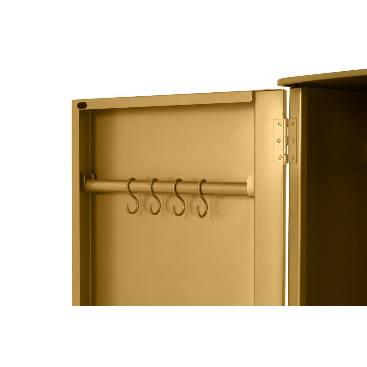 Christo Compact Wardrobe, Metal – image 9