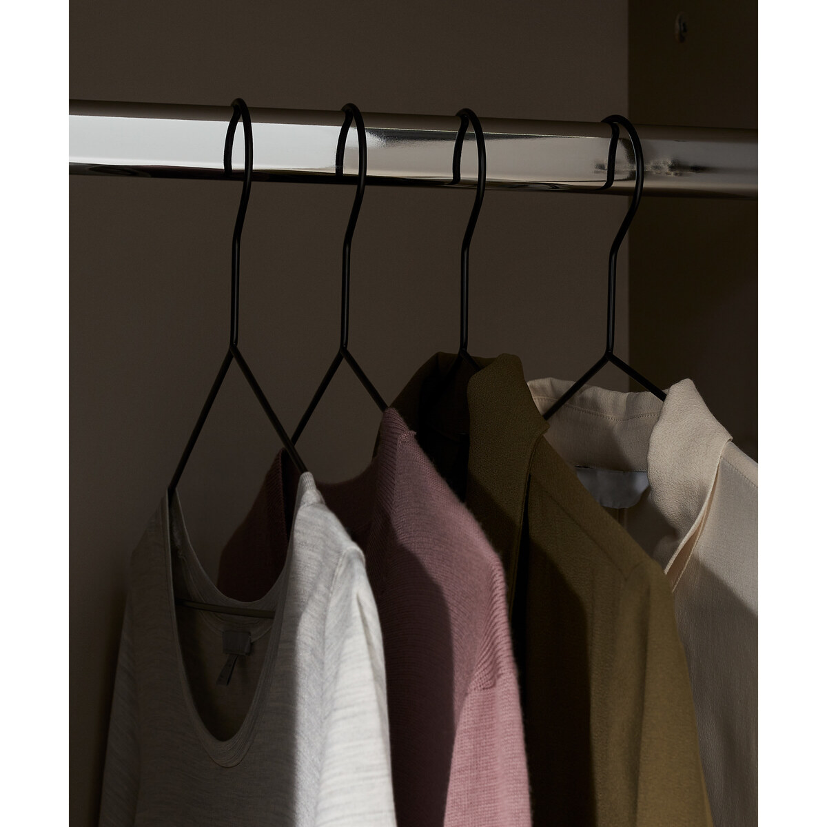 Damien Triple Wardrobe, Capuccino & Black – image 6