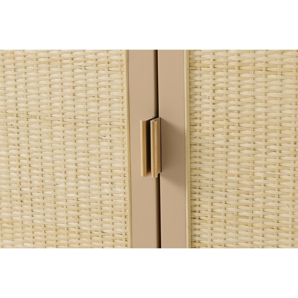 Emmi Triple Wardrobe, Light Caramel & Rattan – image 9