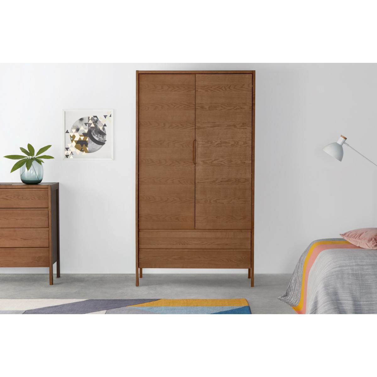 Ledger Wardrobe, Dark Stain Ash – image 4