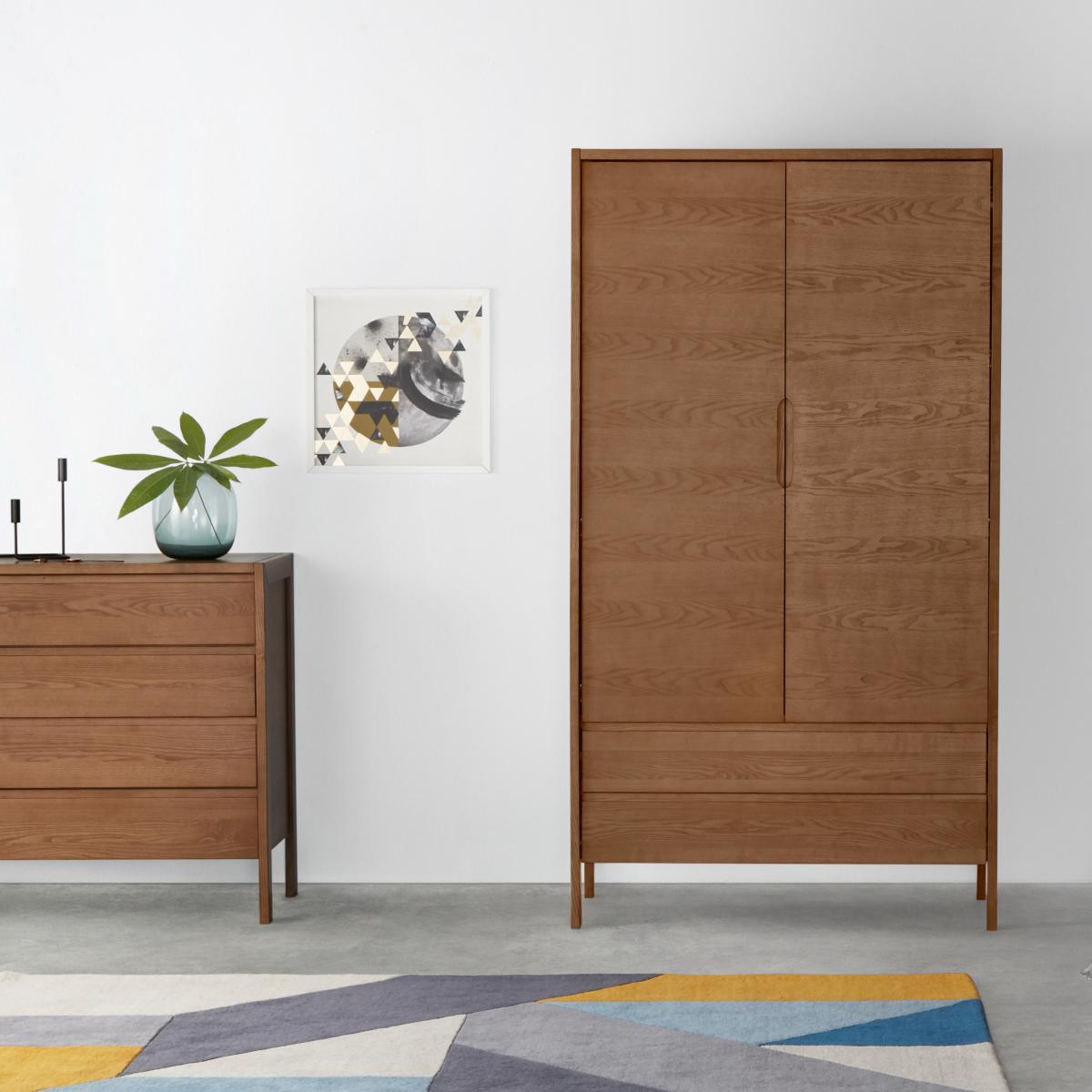 Ledger Wardrobe, Dark Stain Ash – image 9