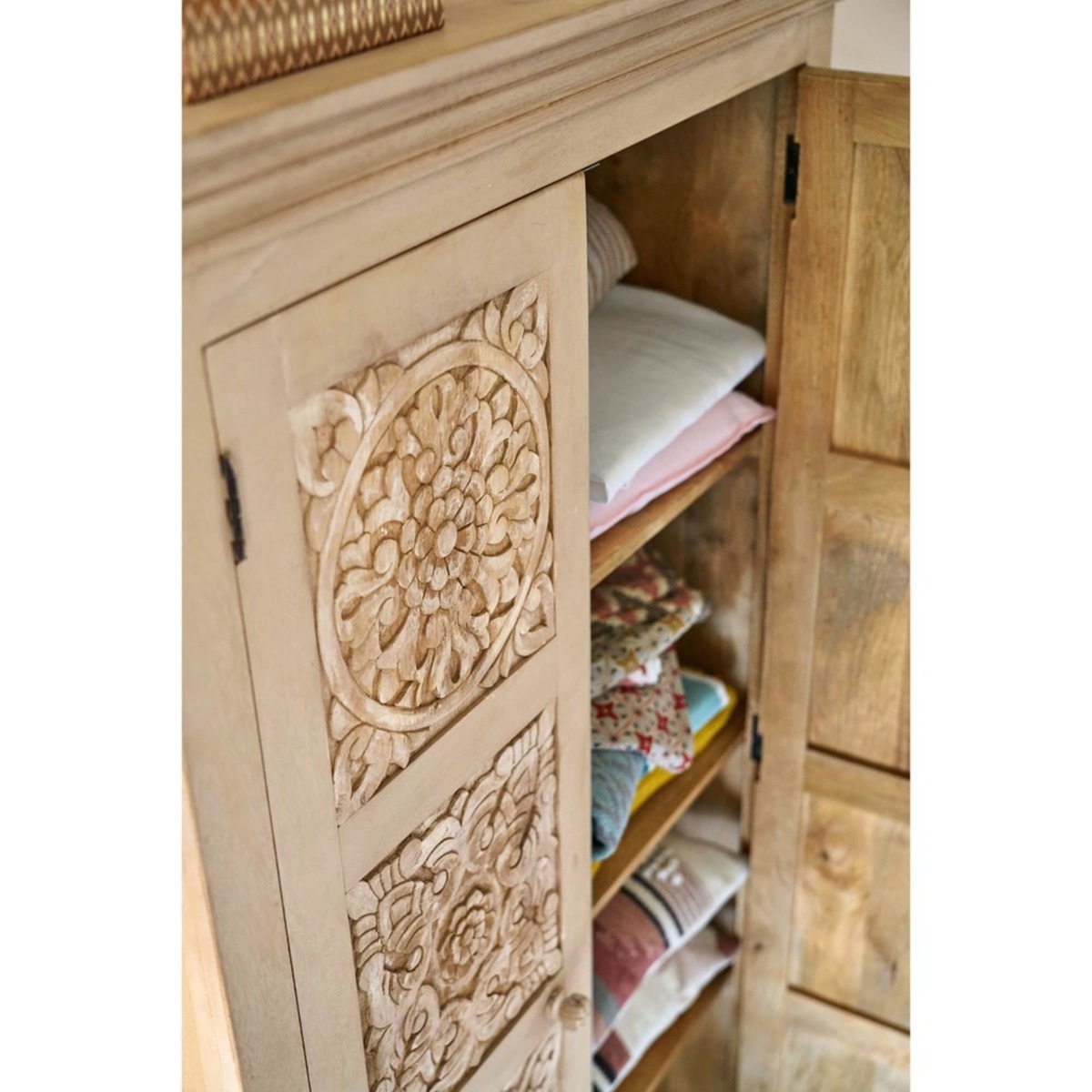 Solid Mango Wood Wardrobe Himalaya – image 5