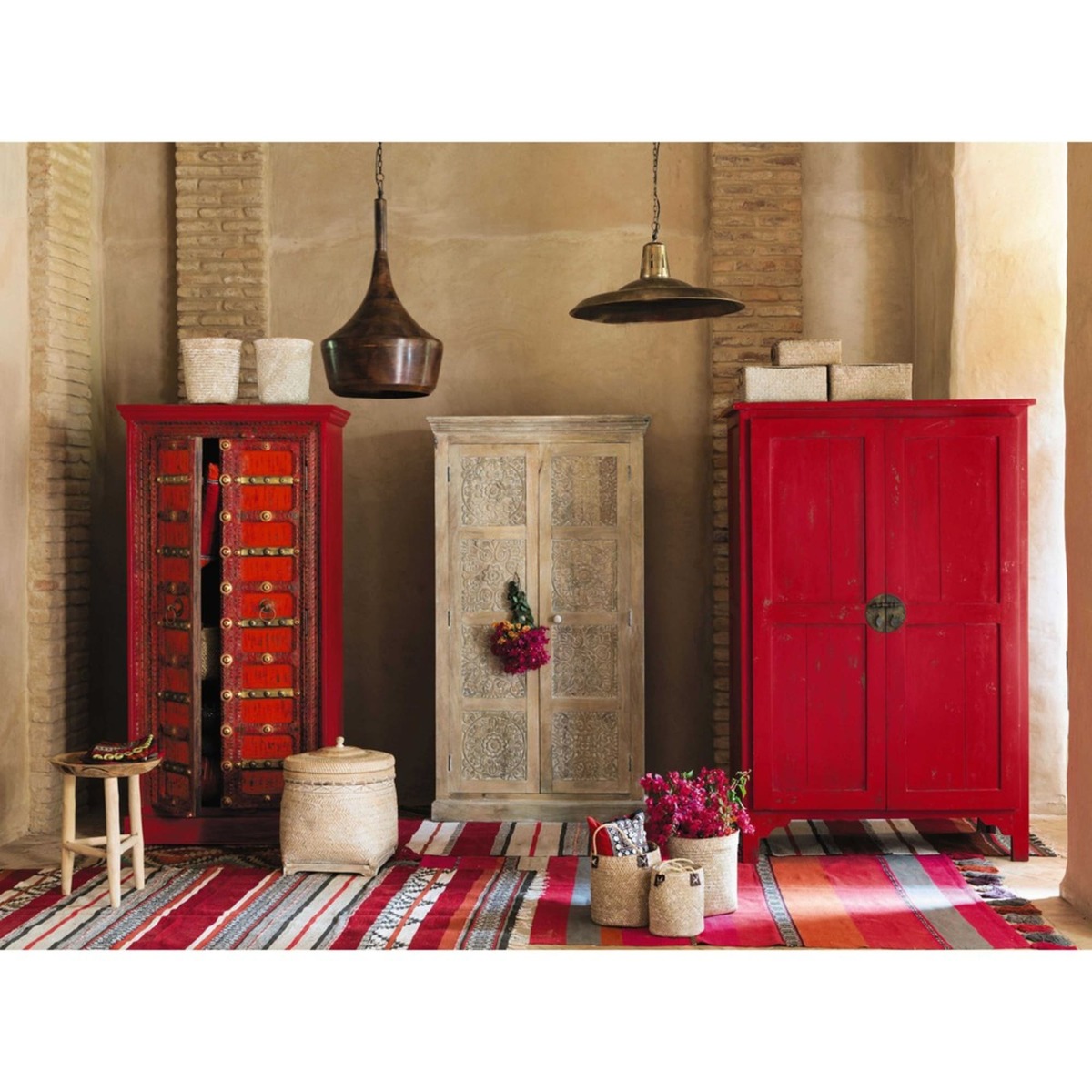 Solid Mango Wood Wardrobe Himalaya – image 8