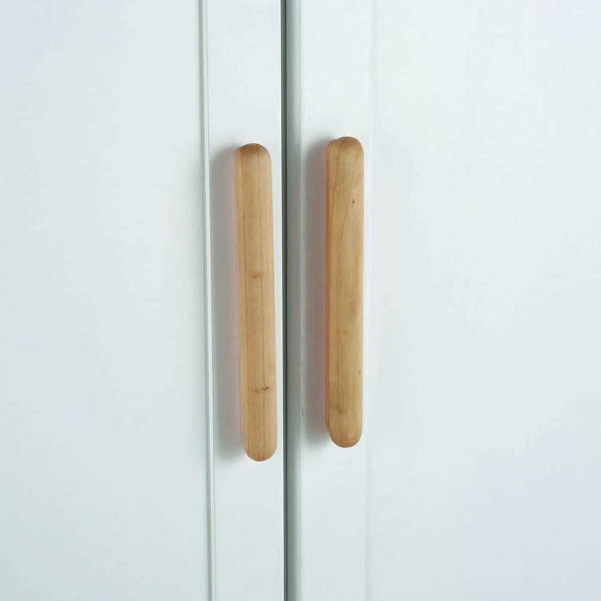 White 2-Door Wardrobe April – image 4