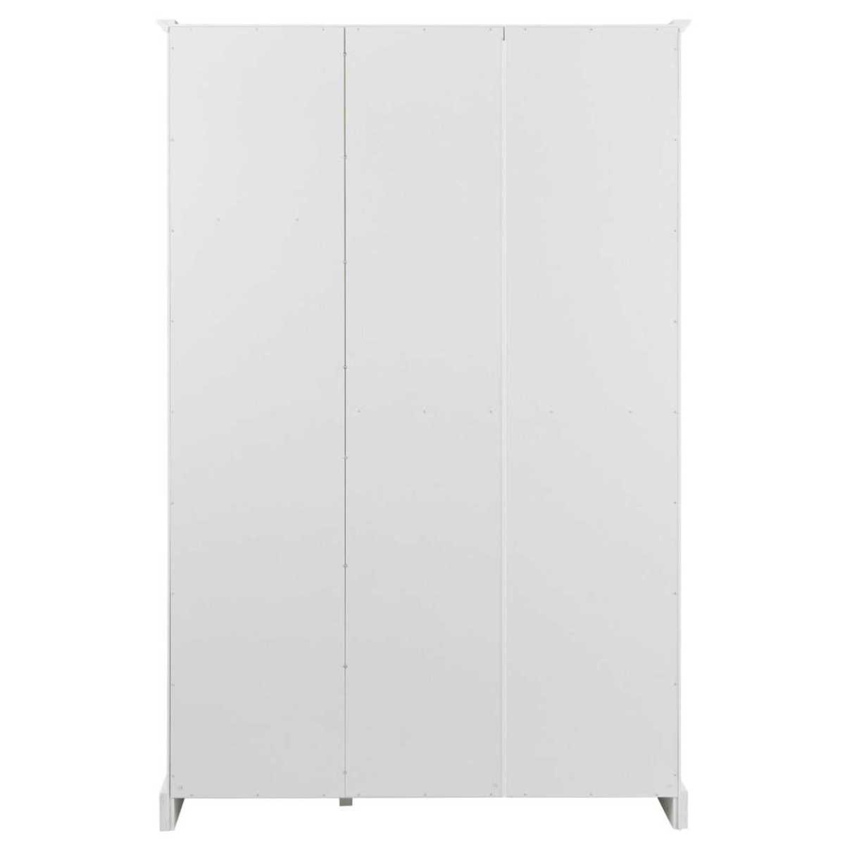 Matte white 3-door wardrobe Barbade – image 5