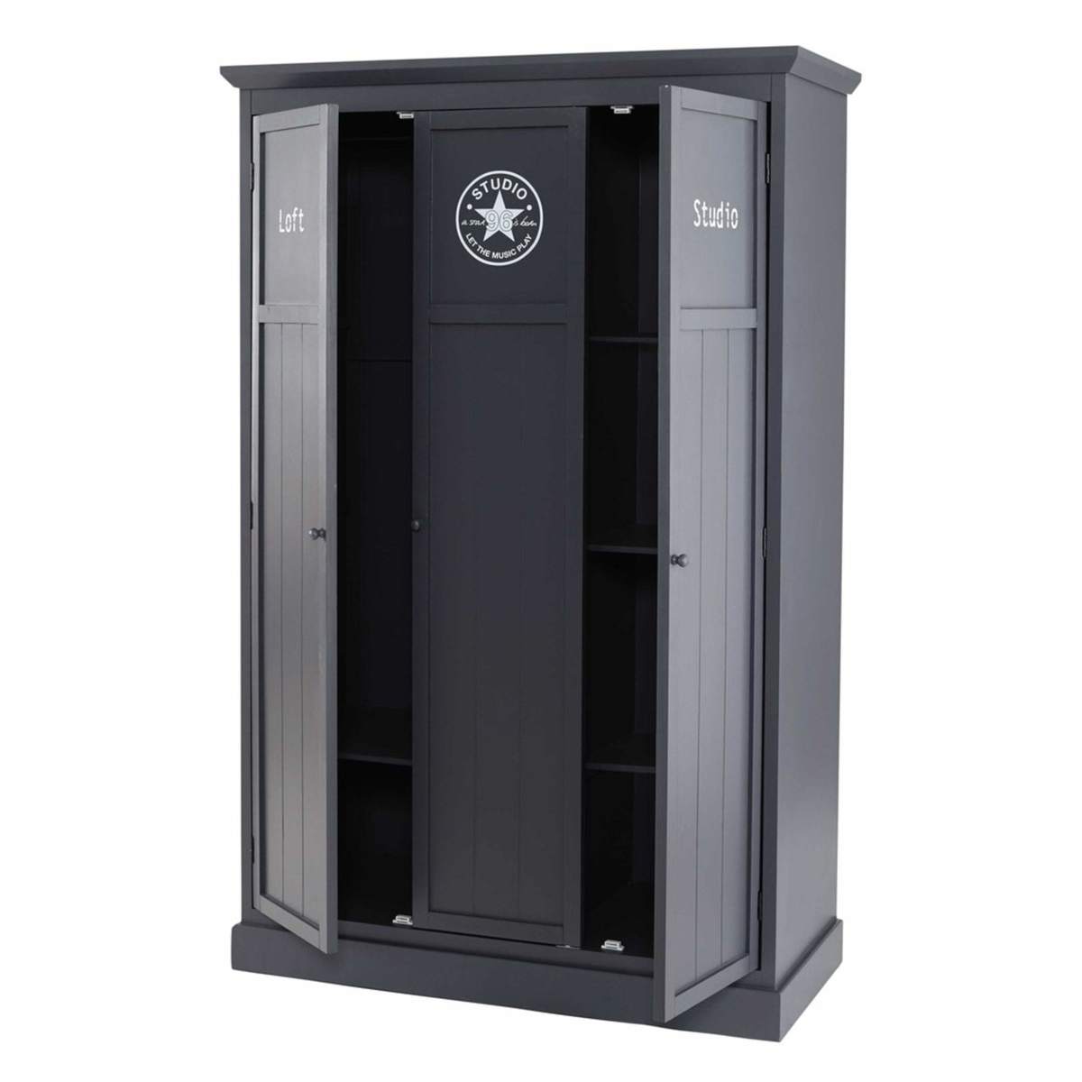 Grey closet W 125cm Newport – image 3
