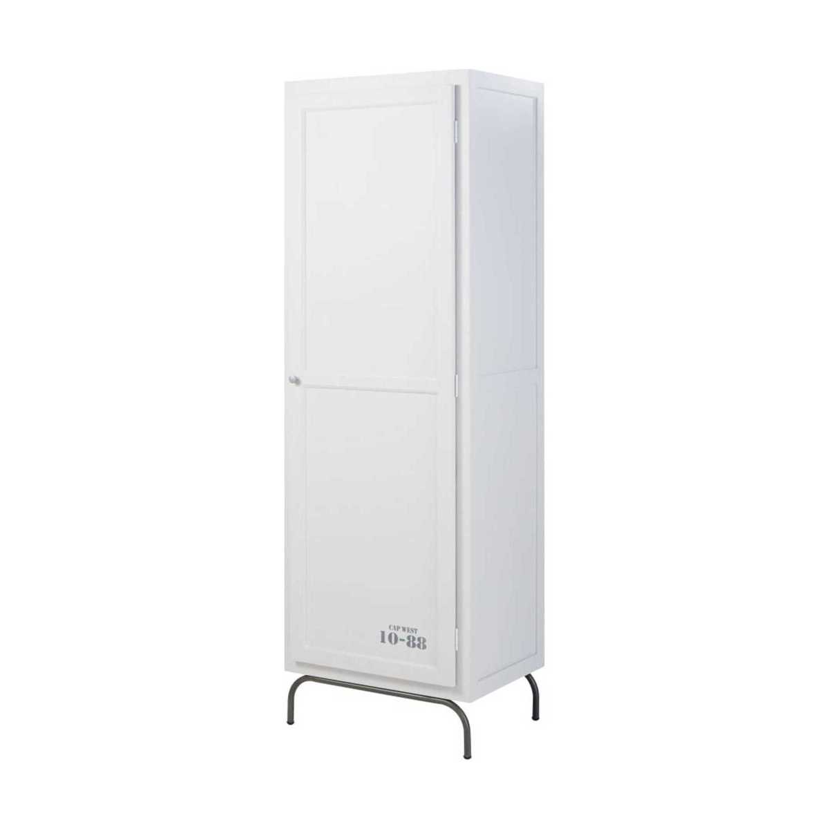 Light Grey 1-Door Wardrobe Marin – image 2