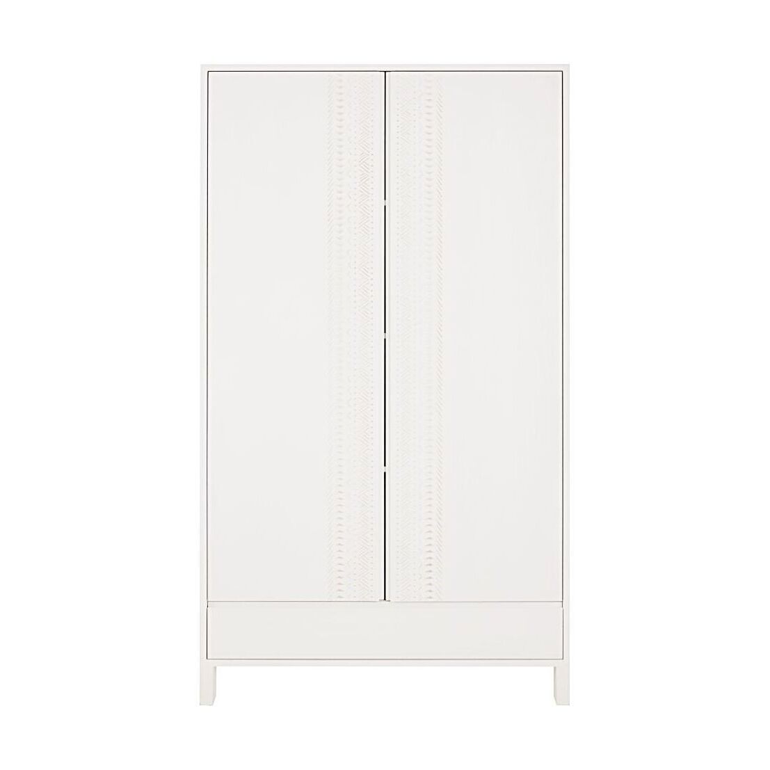 Wardrobe with 2 doors and 1 drawer in graphic design – image 1