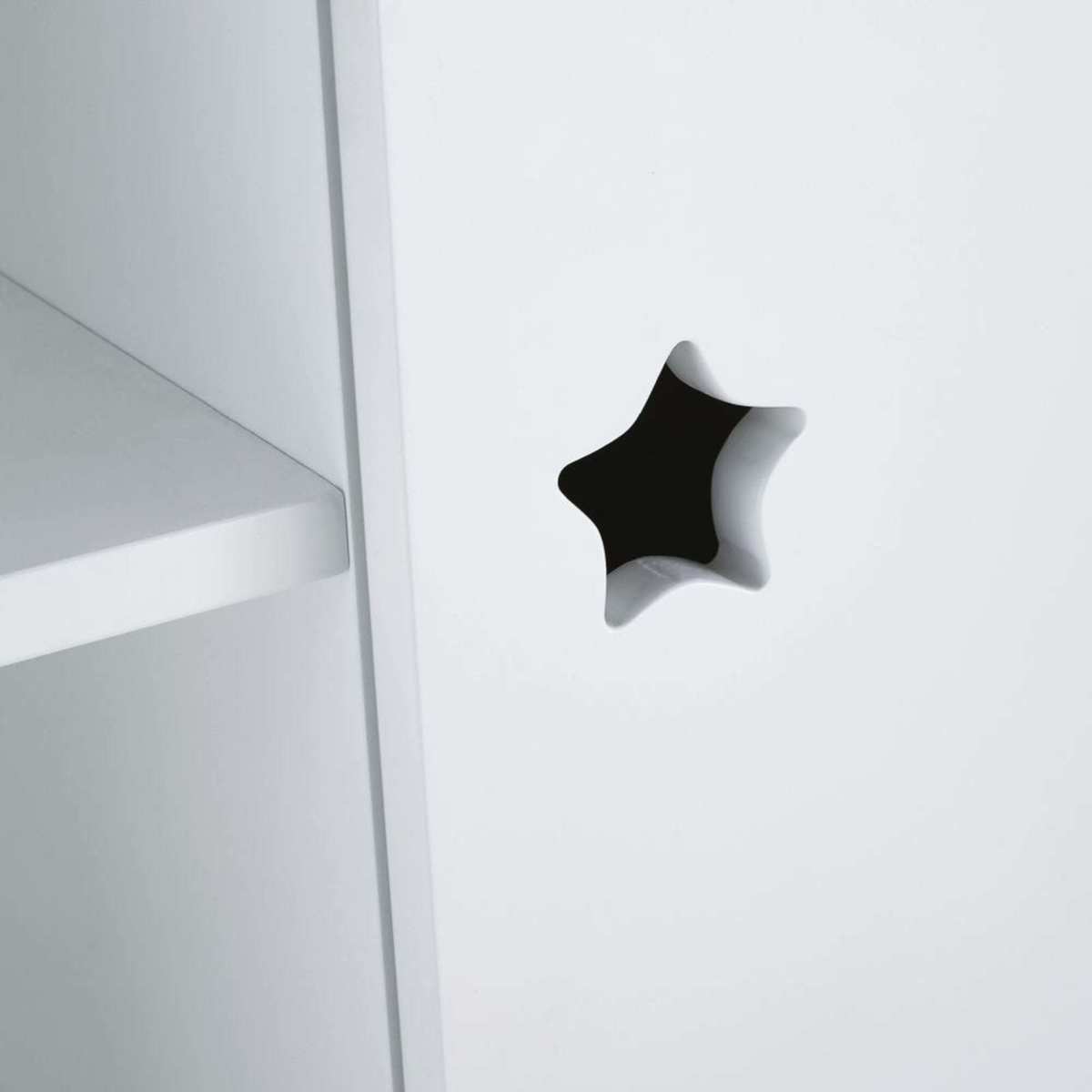 White 1-Door 1-Drawer Wardrobe Dreams – image 4