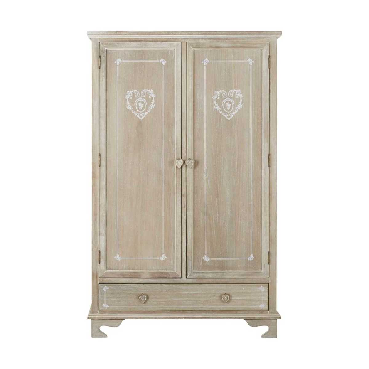Greyed Paulownia Wood Closet Camille – image 1
