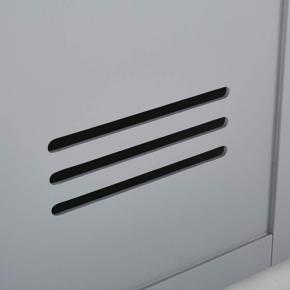 Grey Pine 2-Door Wardrobe Petit Bolide – image 6