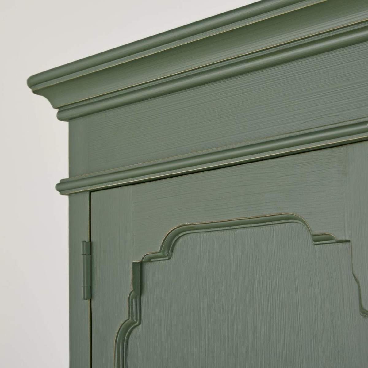 Khaki 2-Door 1-Drawer Wardrobe Selena – image 6