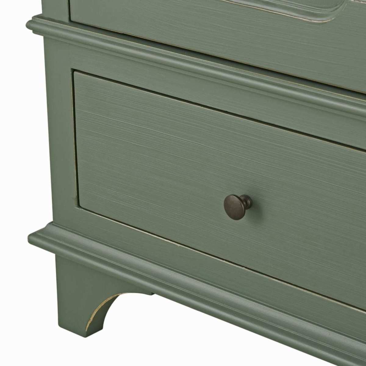 Khaki 2-Door 1-Drawer Wardrobe Selena – image 7
