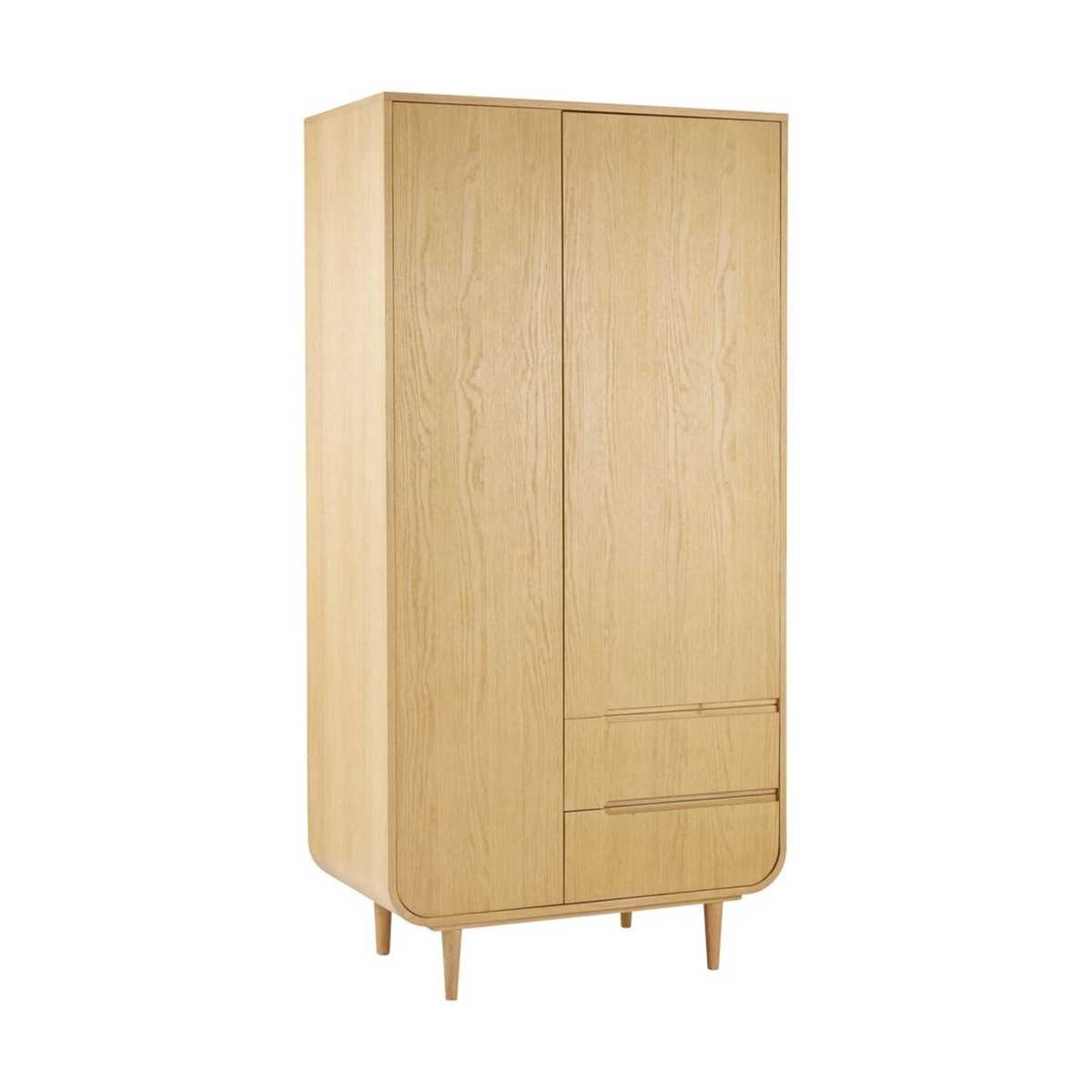 2-Door 2-Drawer Wardrobe Sunberry – image 2