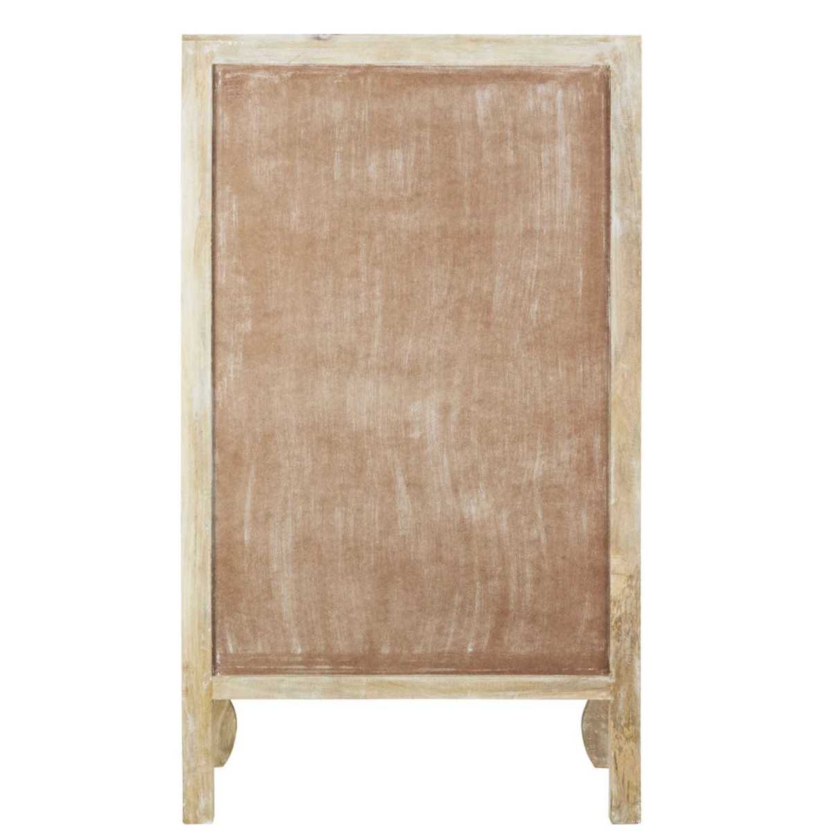 Solid Mango Wood Wardrobe and Metal Menara – image 3