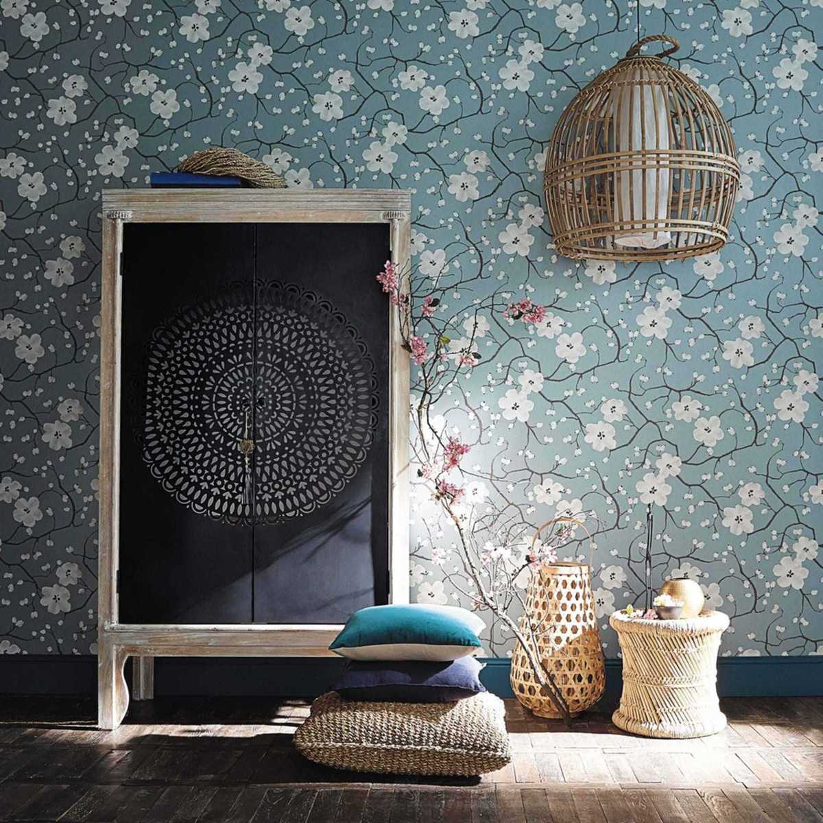Solid Mango Wood Wardrobe and Metal Menara – image 8