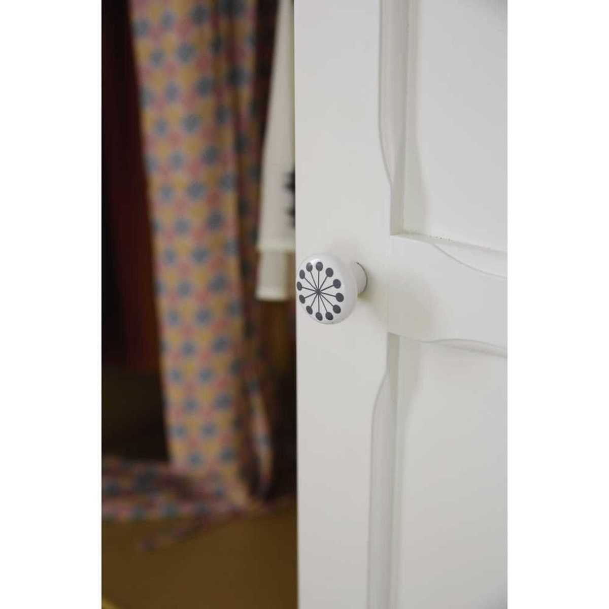Ivory 2-Doors-1-Drawer Wardrobe Alix – image 8