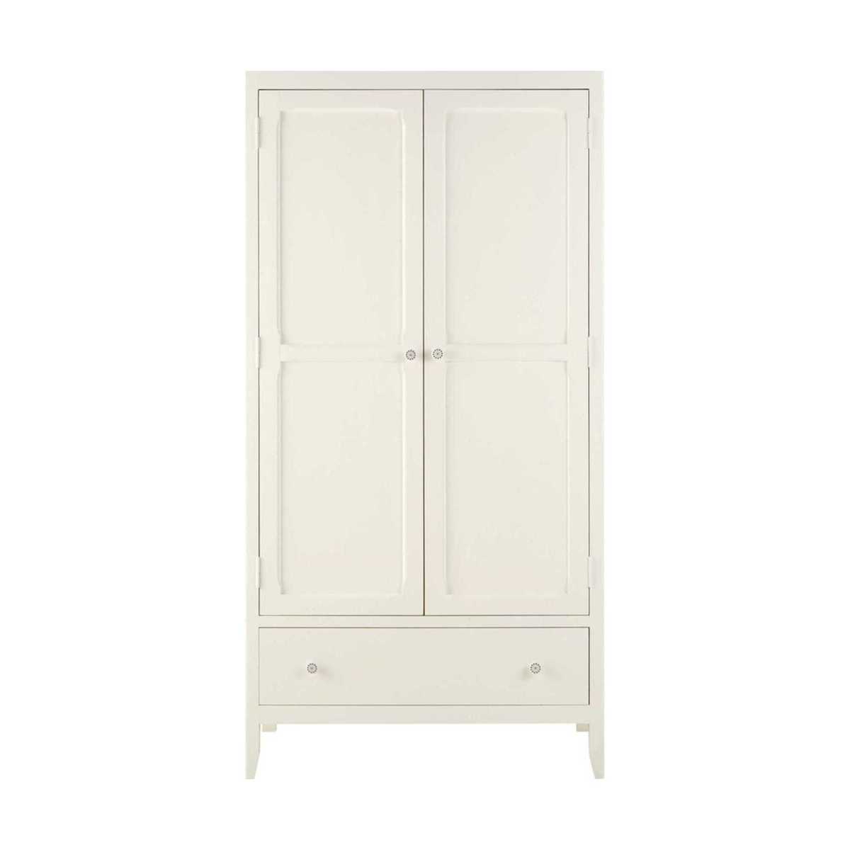 Ivory 2-Doors-1-Drawer Wardrobe Alix – image 1
