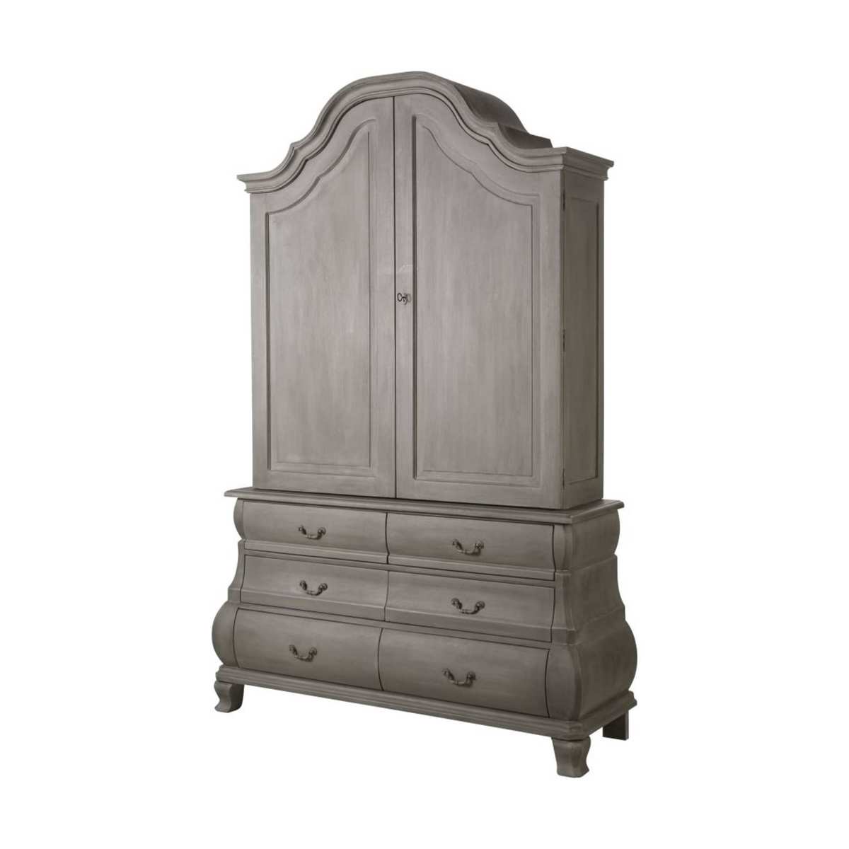 Anthracite Grey 2-Door 6-Drawer Wardrobe Sévigné – image 2