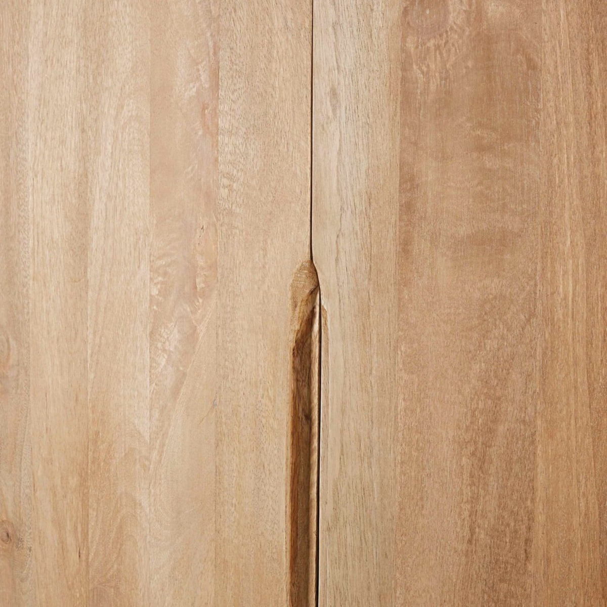 Solid mango wood 2-door 2-drawer wardrobe Trocadero – image 5
