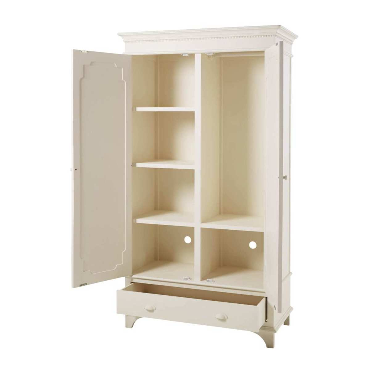 Off-White 2-Door Wardrobe Idylle – image 3
