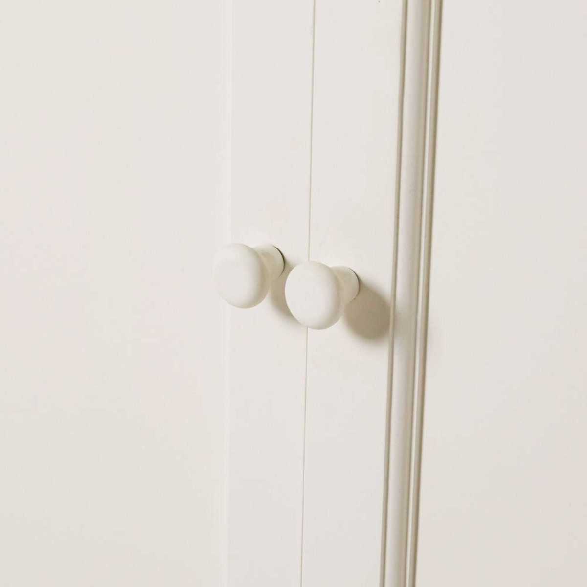 Off-White 2-Door Wardrobe Idylle – image 5
