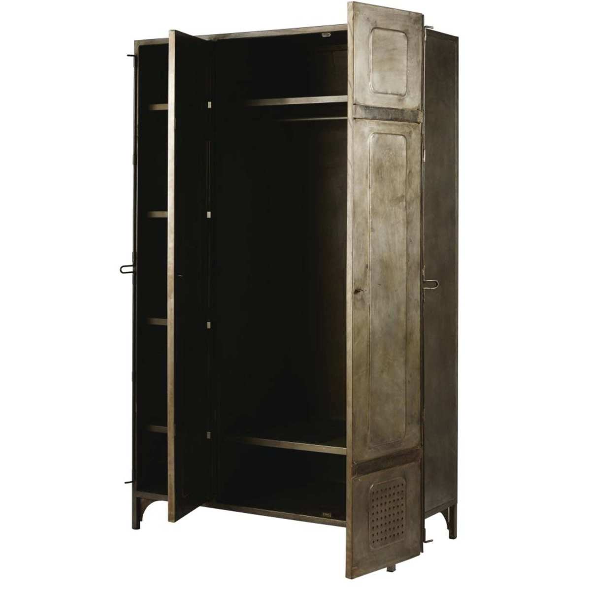 Metal 3-Door Wardrobe – image 3
