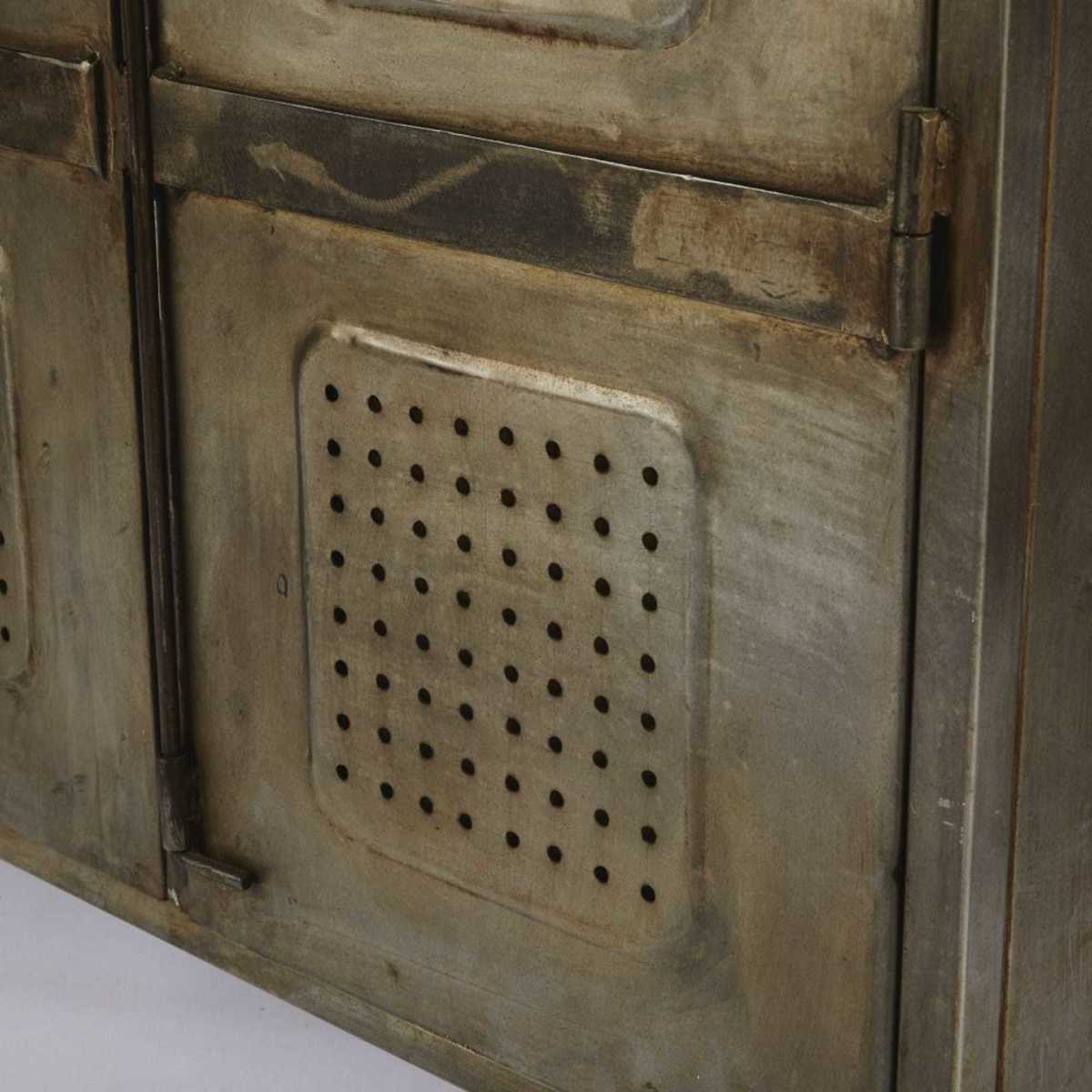 Metal 3-Door Wardrobe – image 4